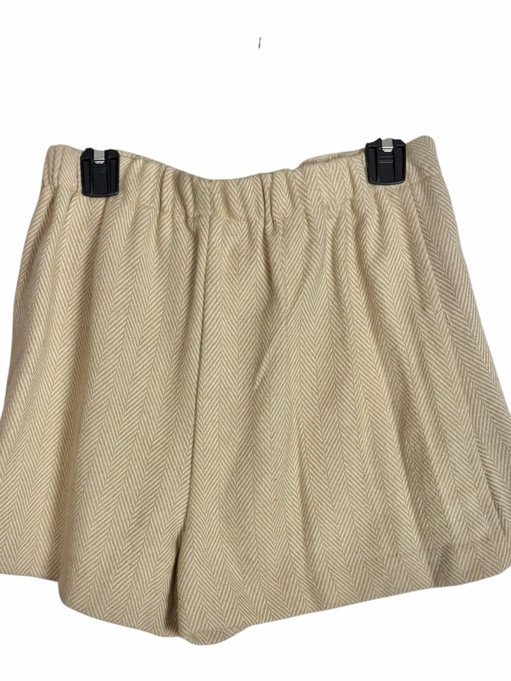 NEW Copper Key Girl L 12-14 Tan Skirt Skort Chevron Flannel Buckle Dressy School